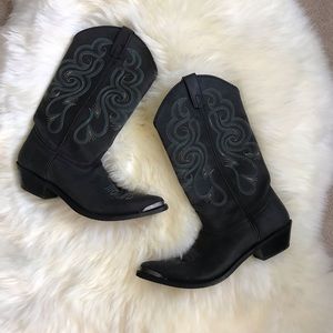 SMOKY MOUNTAIN BOOTS Black Cowgirl/Cowboy Boots